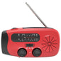 Emergency Crank Weather Solar Powered, Multifunction Radio For Outdoor Survival