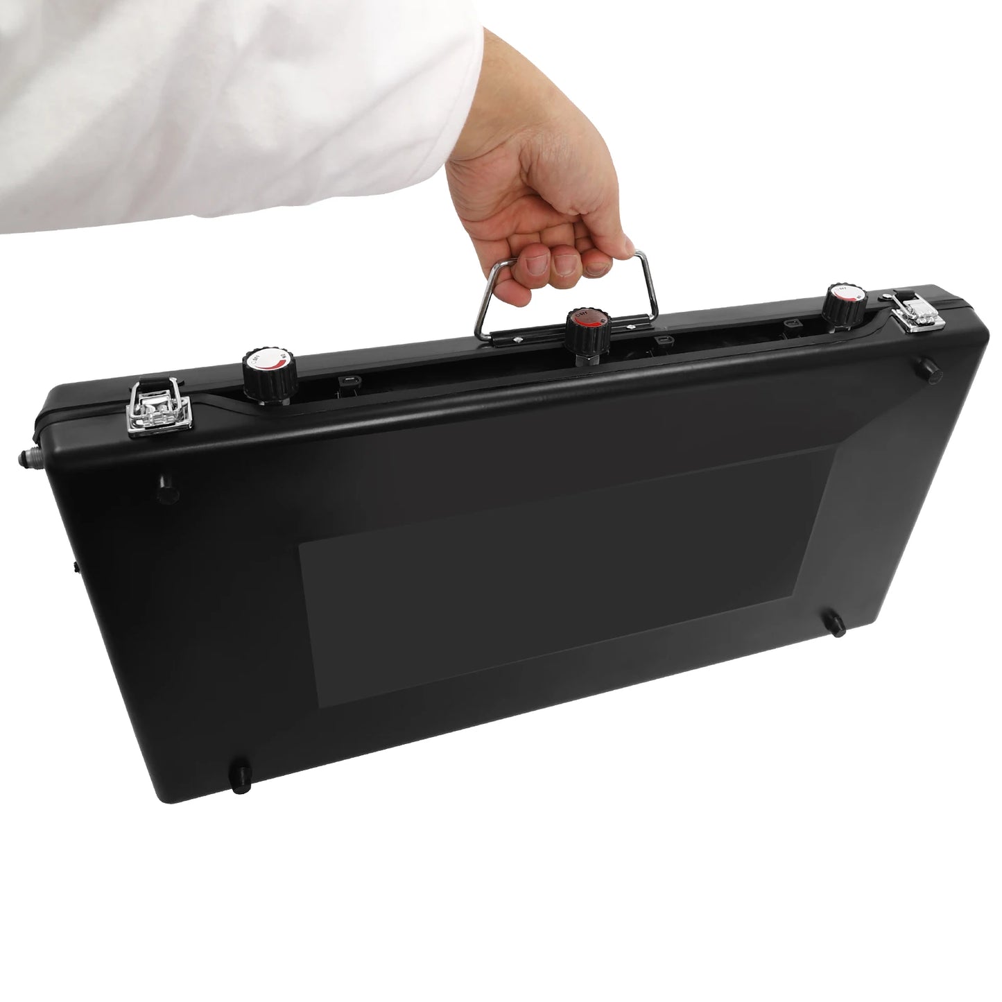 PortablePropane3Burner Camping Stove with Griddle