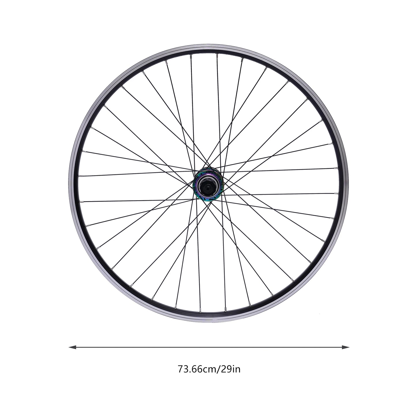 AluminumAlloy 29 Inch Rim Double Six-Hole Wheelset
