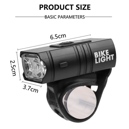 Rechargeable Waterproof Bike Front LED Headlight