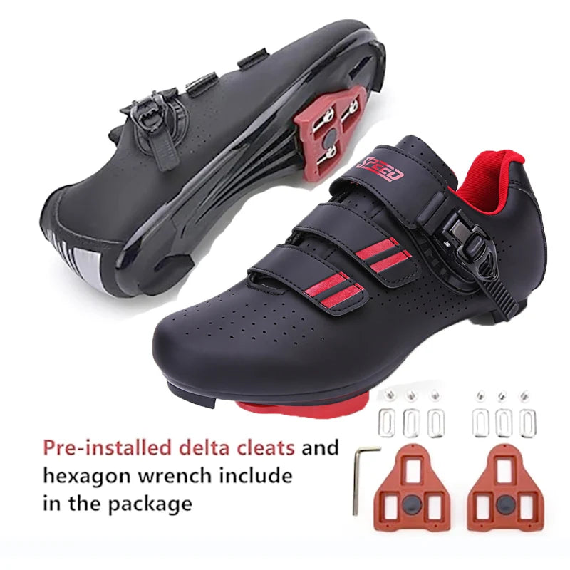 Mens  Cycling Shoes Compatible with Peloton Indoor Bicycle Pedals