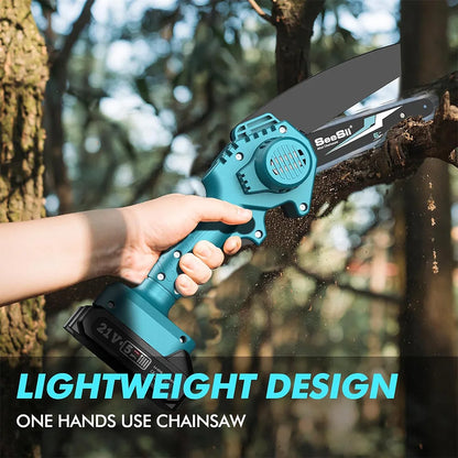Mini Electric Cordless Chainsaw For Wood Cutting