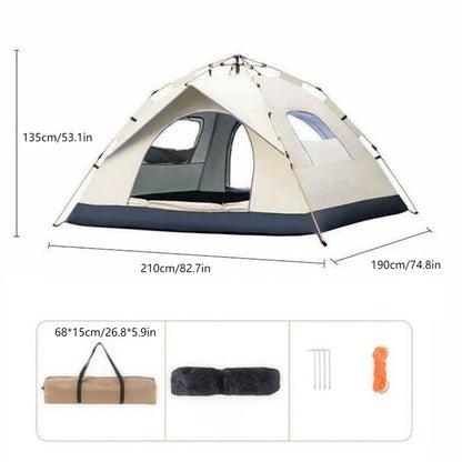 Outdoor Camping Tent TwoDoorsTwoWindows