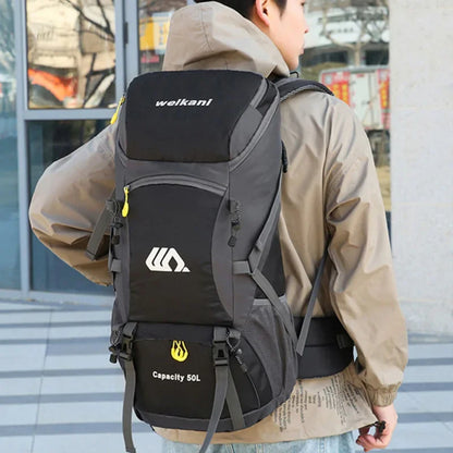 Large Mens Waterproof Travel Backpack