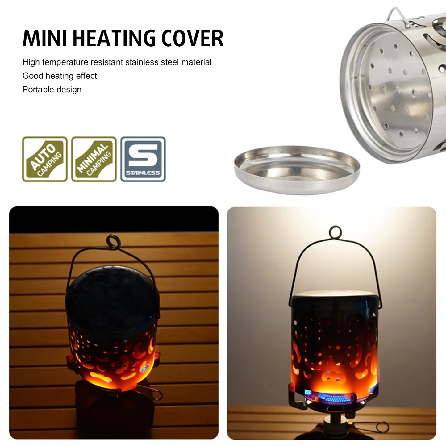 Stainless Steel Camping Mini Heater