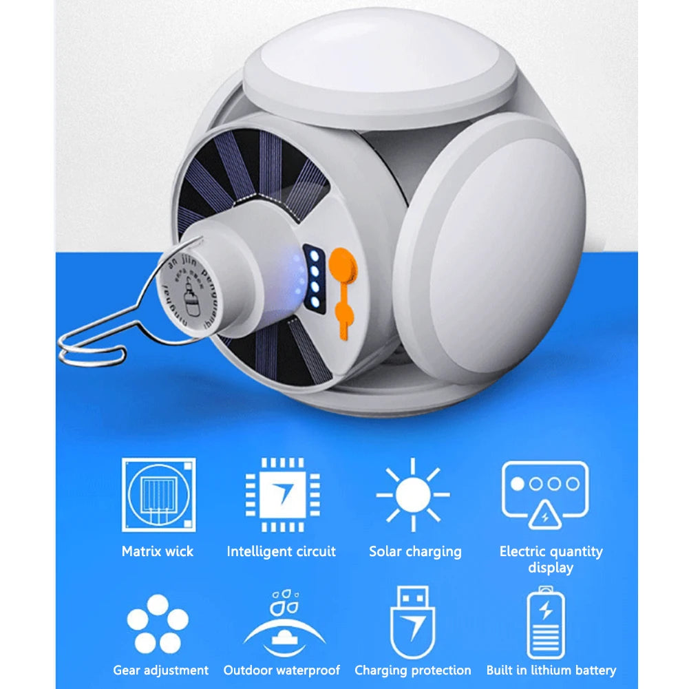 LED Solar Camping Light