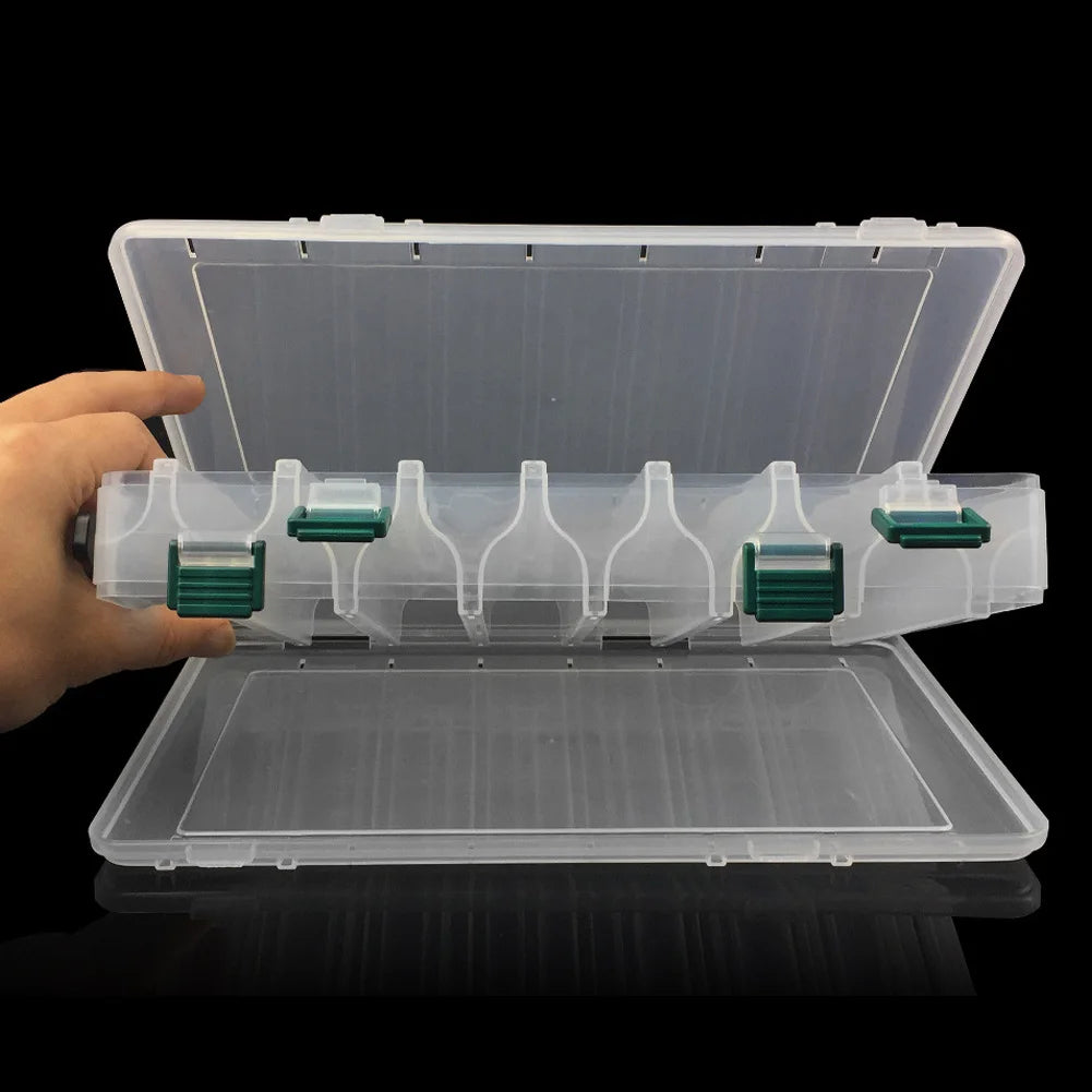 14 Grid Fishing Lure Box Large Double Sided Capacity